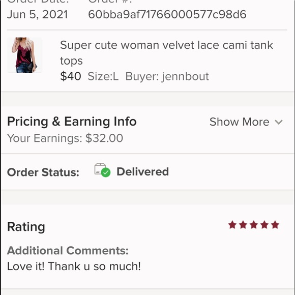 Super cute woman velvet lace cami tank tops - Picture 7 of 7